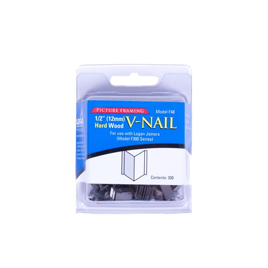 Clou en v - bois dur, 1/2 po