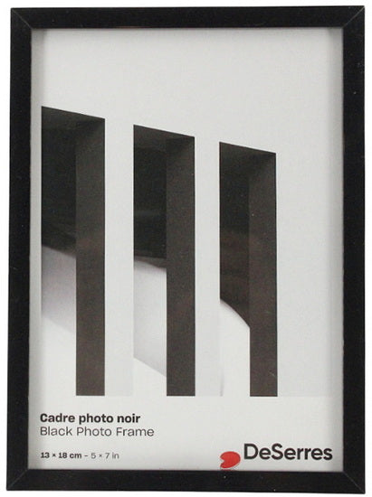 Cadre photo noir - 5x7po