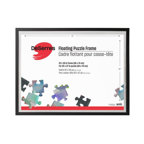 Puzzle frame suspension black 20x27