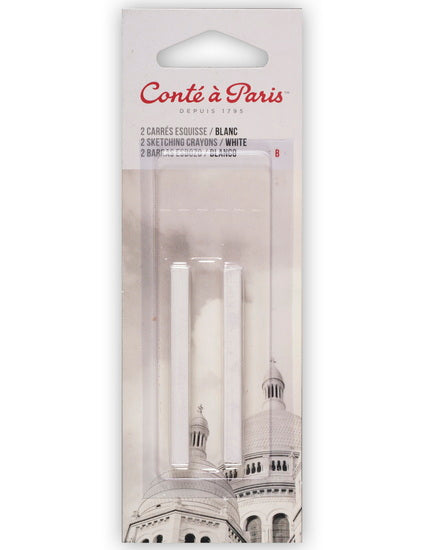 Set of 2 Sketching Crayons White -B