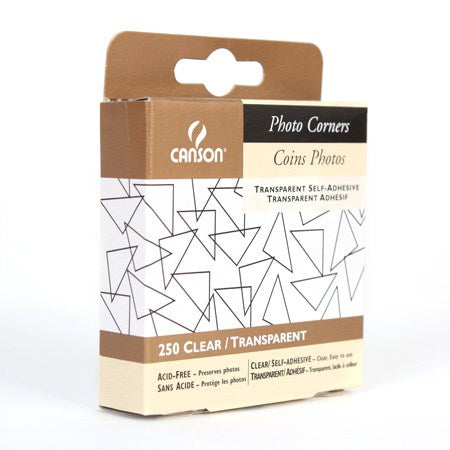 Coins photos adhésifs - transparent (250)