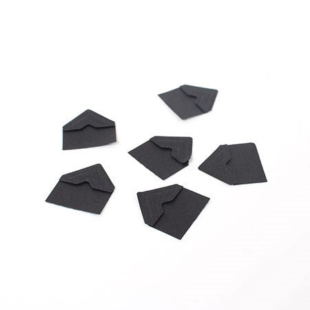 Archival Paper Photo Corners, Black
