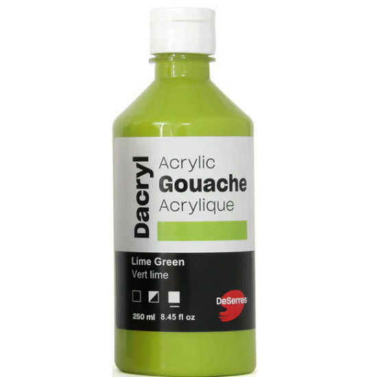 Acrylic Gouache Lime Green  - 250ml