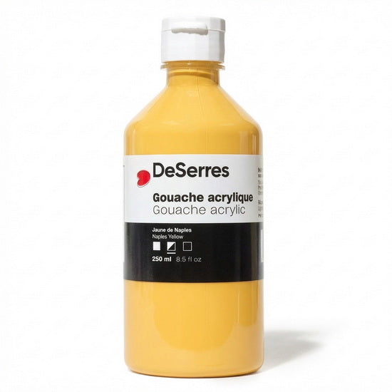 Acrylic Gouache Naples Yellow  - 250ml