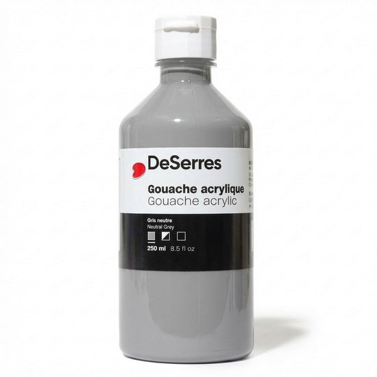 Acrylic Gouache Neutral Grey  - 250ml