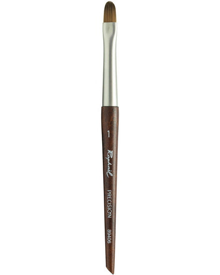 Mini paintbrush - synthetic - precision - worn bulged #1