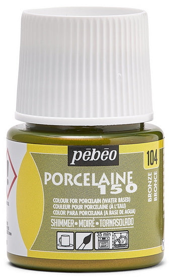 Peinture porcelaine - porcelaine 150 - 45ml - bronze moiré