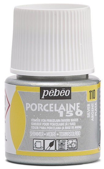 Peinture porcelaine - porcelaine 150 - 45ml - argent