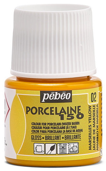 Porcelain paint - porcelaine 150 - 45ml - marseille yellow