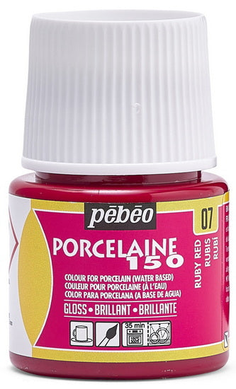Porcelain paint - porcelaine 150 - 45ml - ruby red