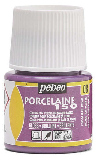 Peinture porcelaine - porcelaine 150 - 45ml - rose opaline
