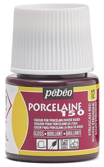 Porcelain paint - porcelaine 150 - 45ml - etruscan red