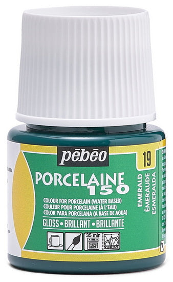 Peinture porcelaine - porcelaine 150 - 45ml - emeraude