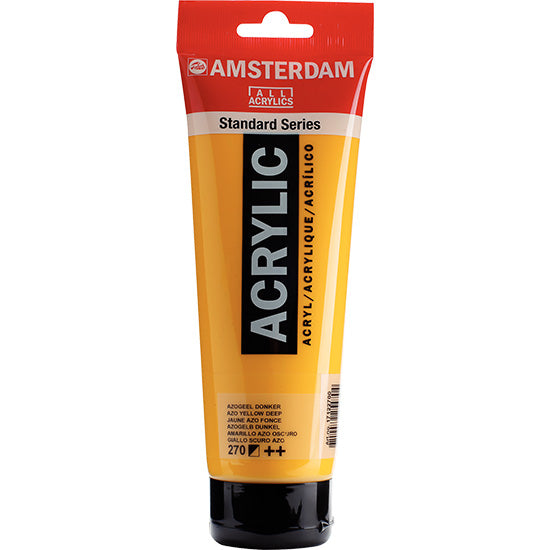 Acrylique amsterdam  jaune foncé azo - 250ml