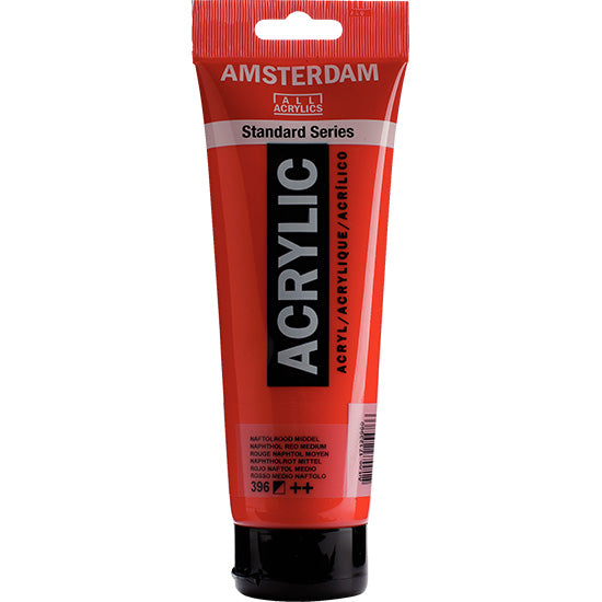 Acrylique amsterdam  rouge naphtol medium - 250ml