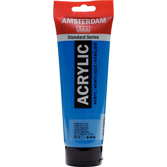 Acrylique amsterdam  cyan primaire - 250ml