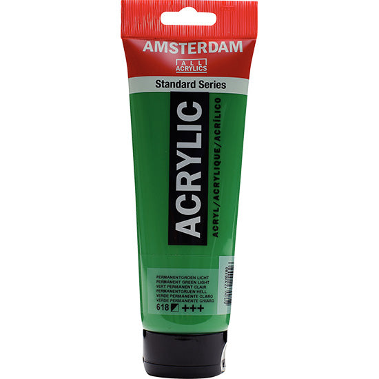 Amsterdam Acrylic  Permanent Green Light - 250ML