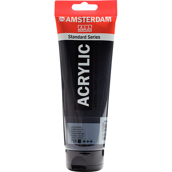 Acrylique amsterdam  noir oxyde - 250ml