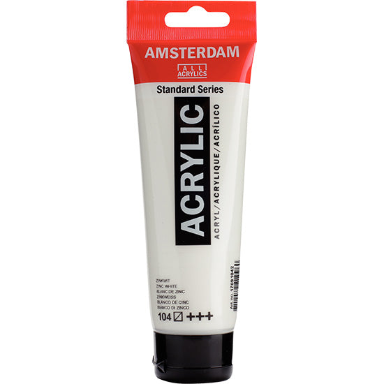 Acrylique amsterdam  blanc de zinc - 120ml