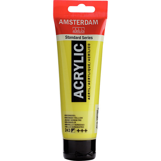 Acrylique amsterdam  jaune verdâtre - 120ml