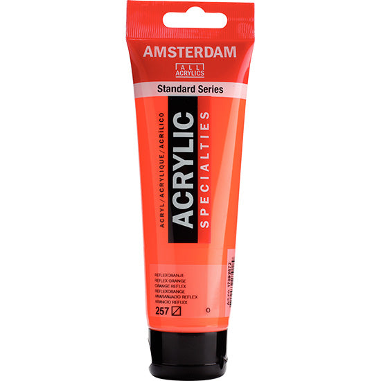 Acrylique amsterdam  orange reflex - 120ml