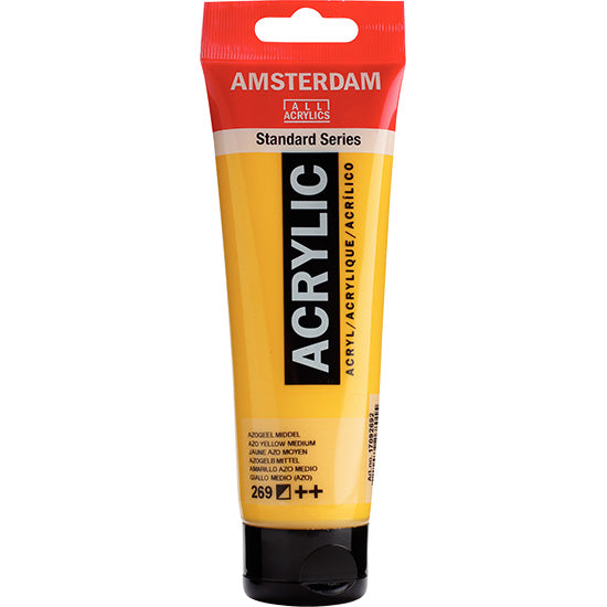 Acrylique amsterdam  jaune azo moyen - 120ml