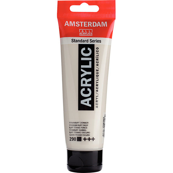 Acrylique amsterdam  titane écru foncé - 120ml