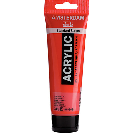 Amsterdam Acrylic Pyrrole Red - 120ML