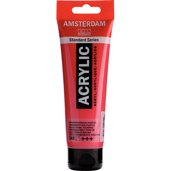 Acrylique amsterdam  rouge violet permanent - 120ml