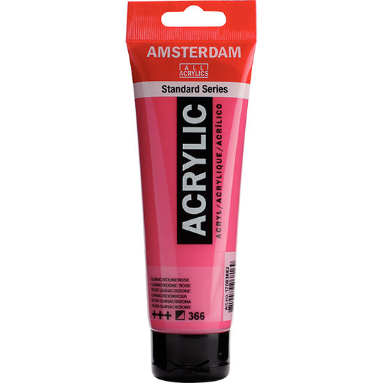 Acrylique amsterdam  rose quinacridone - 120ml