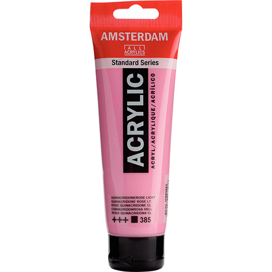 Acrylique amsterdam  rose quinacridone clair - 120ml