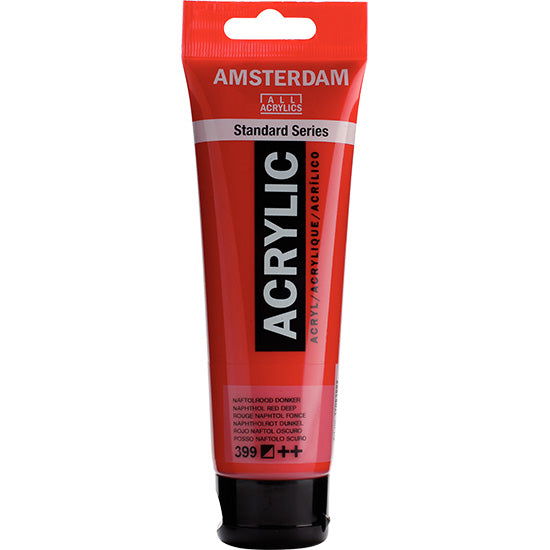 Acrylique amsterdam  rouge naphtol foncé - 120ml
