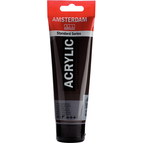 Acrylique amsterdam  brun van dyck - 120ml