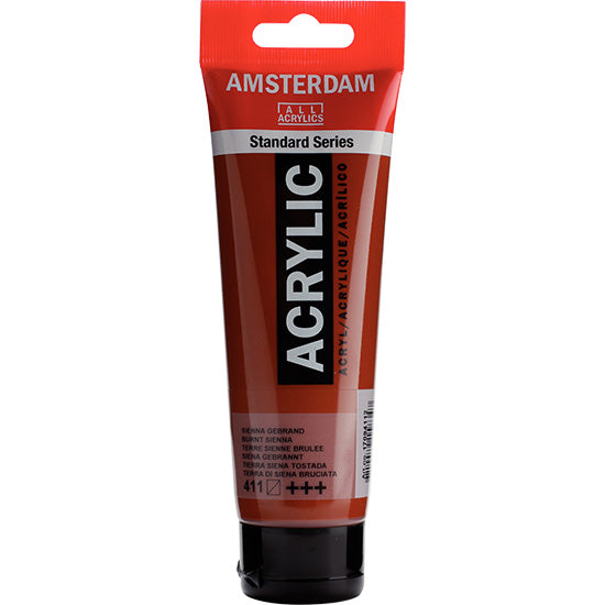Acrylique amsterdam  terre de sienne brûlée - 120ml