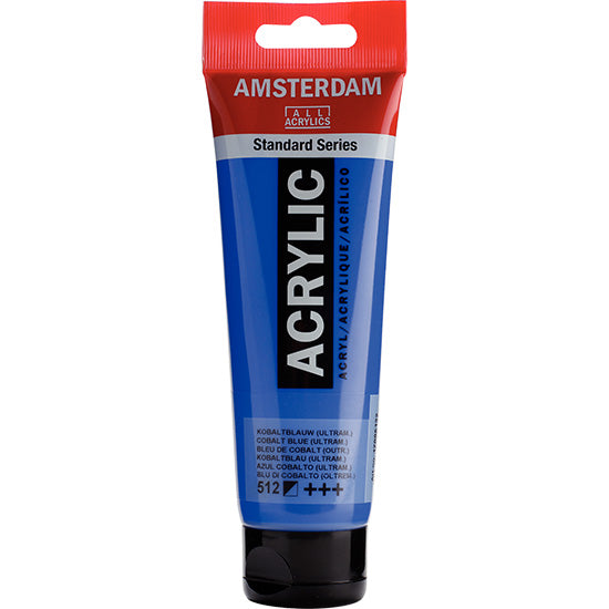 Acrylique amsterdam  bleu de cobalt (outremer) - 120ml