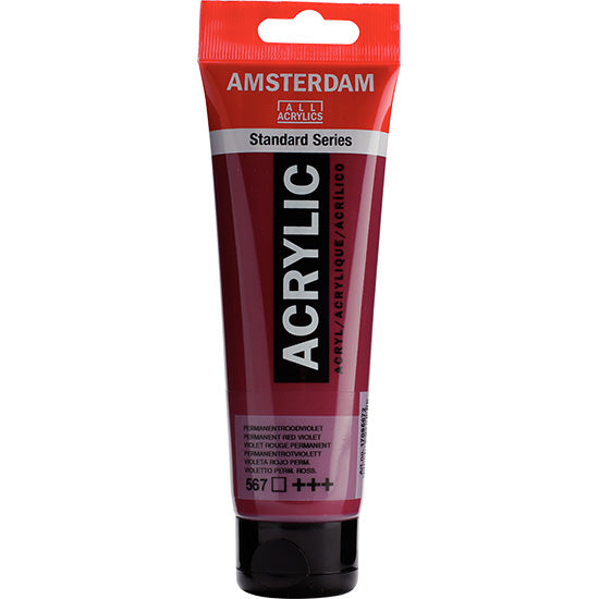Acrylique amsterdam  rouge violet permanent - 120ml