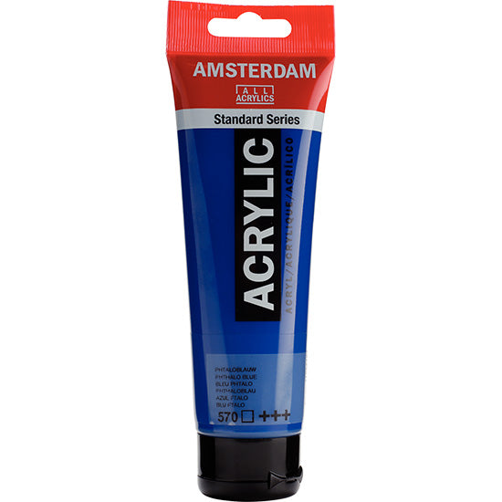 Acrylique amsterdam  bleu phtalo - 120ml