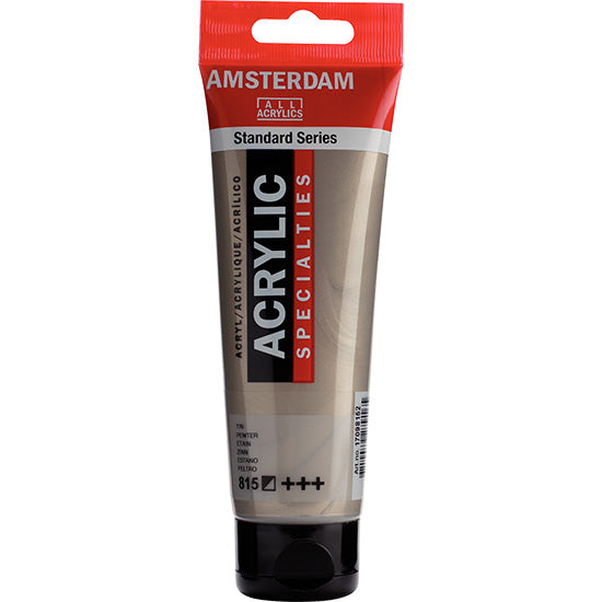 Acrylique amsterdam  étain - 120ml