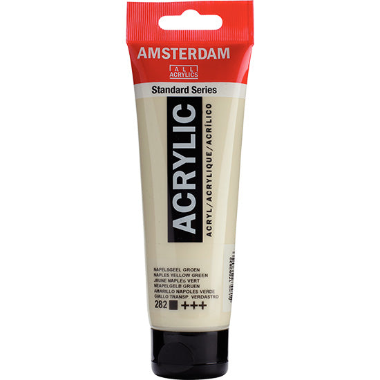 Acrylique amsterdam  jaune de naples vert - 120ml
