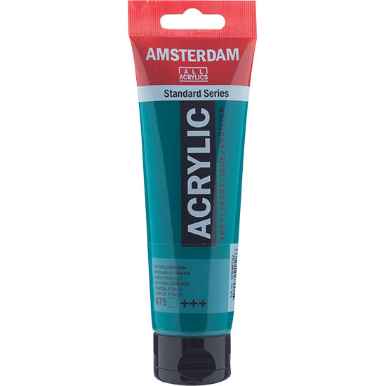 Acrylique amsterdam  vert phtalo - 120ml