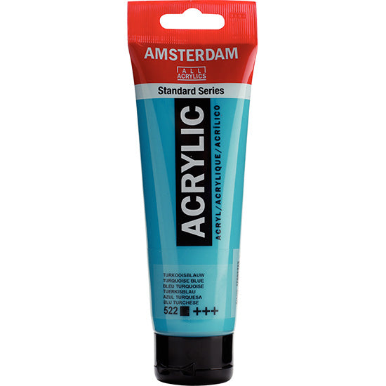 Acrylique amsterdam  bleu turquoise - 120ml