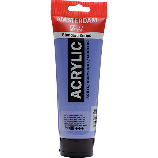 Acrylique amsterdam  outremer violet clair - 250ml
