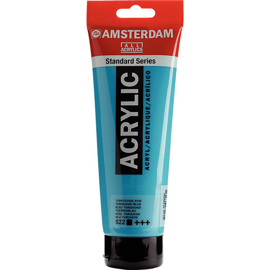 Acrylique amsterdam  bleu turquoise - 250ml