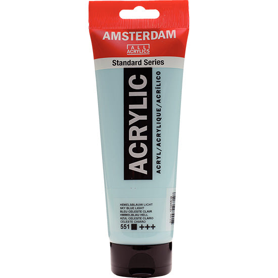 Acrylique amsterdam  bleu céleste clair - 250ml