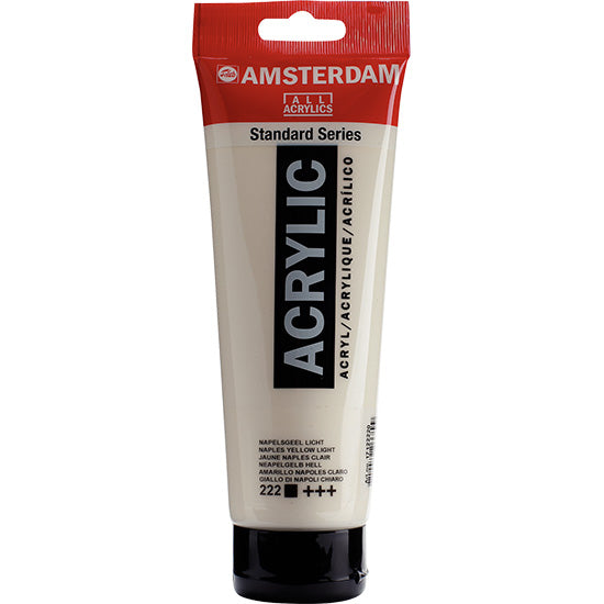 Acrylique amsterdam  jaune de naples clair - 250ml