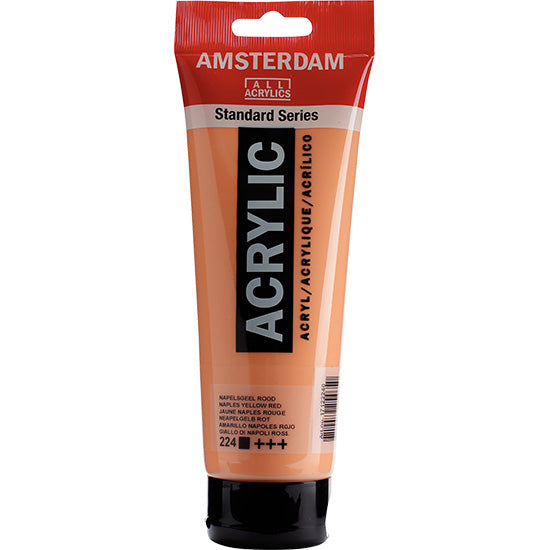 Acrylique amsterdam  jaune de naples rouge - 250ml