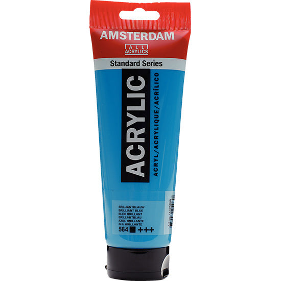 Acrylique amsterdam  bleu brillant - 250ml