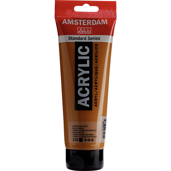Acrylique amsterdam  terre de sienne naturelle - 250ml