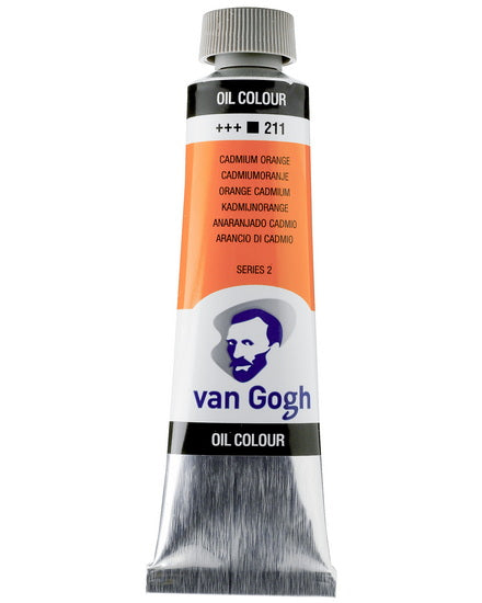 Huile van gogh  orange cadmium - 40ml série 2