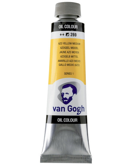Huile van gogh  jaune azo moyen - 40ml série 1